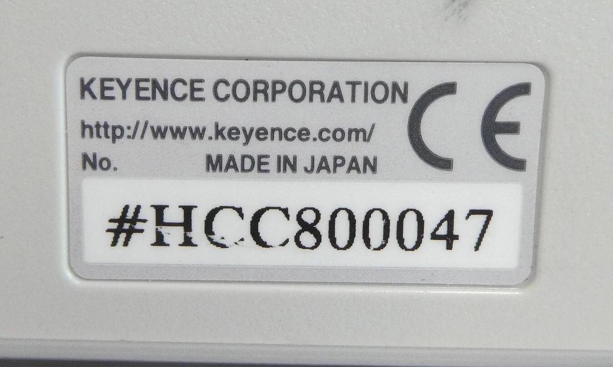 Used Keyence HCC800047 Laser Senor Controller LJ-G5001 Working Surplus
