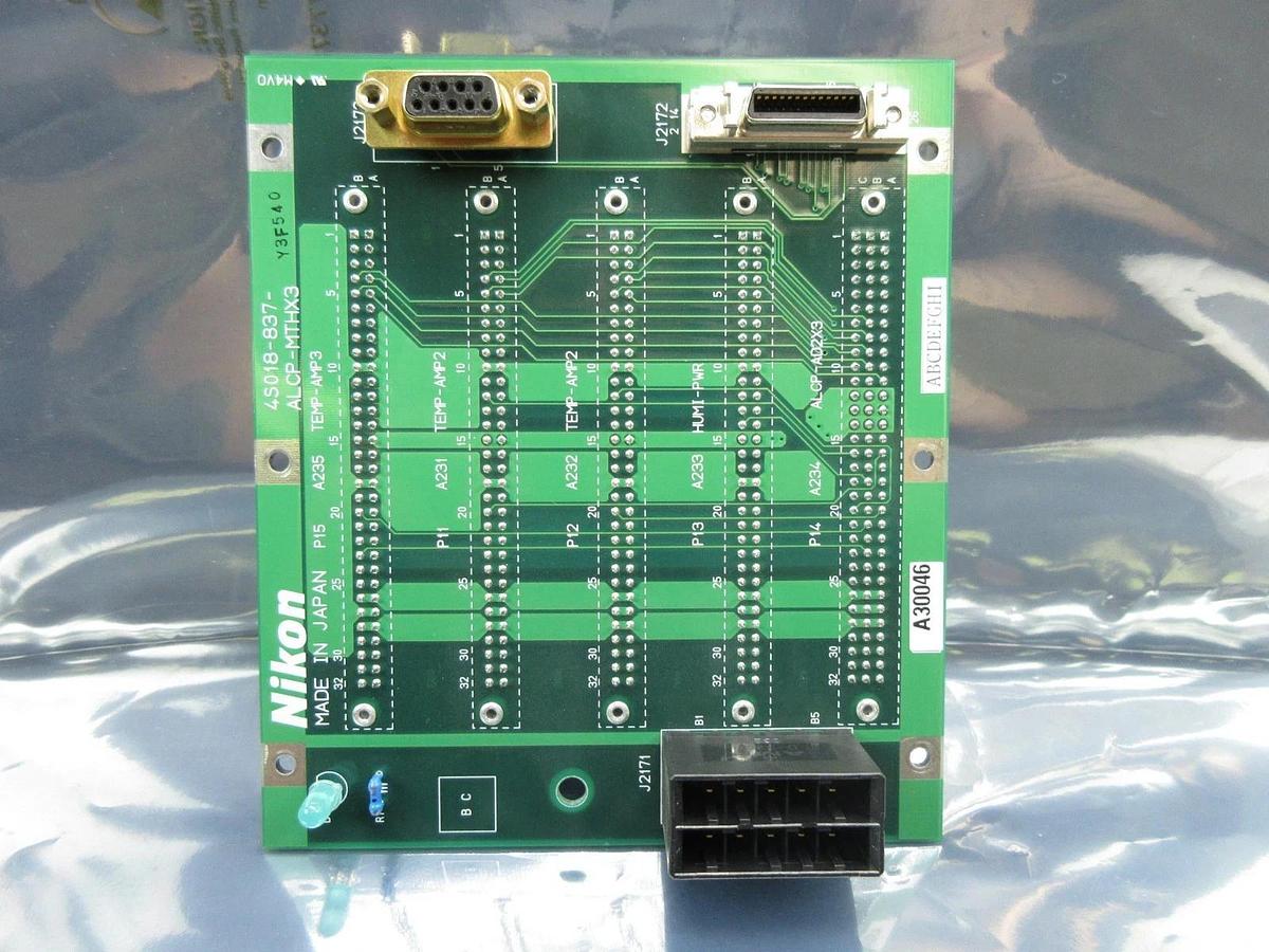 Used Nikon 4S018-837 Backplane Interface Board PCB ALCP-MTHX3 NSR-S306C Used Working