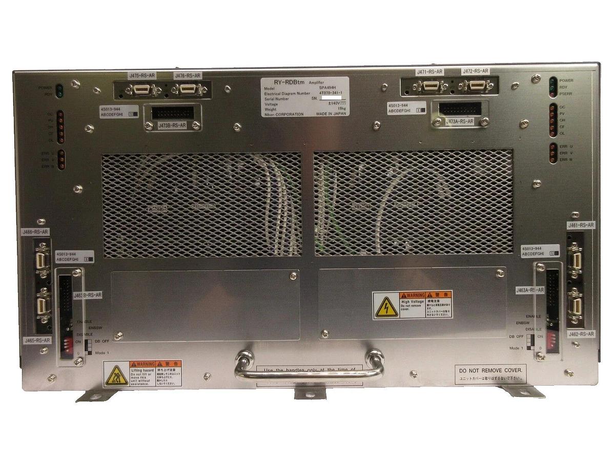 Used Nikon 4T070-341-1 RY-RDBtm Amplifier Module SPA494H 4S013-944 NSR Series Working