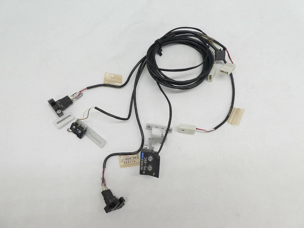 Used Nikon NSR Beam Sensor Kit Sunx SC-MIL SC-T8J Keyence FS-V1 NSR-S307E Working