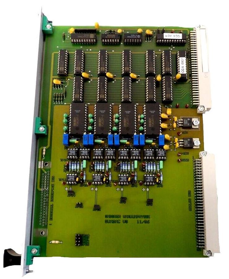 Used Omicron Vakuumphysik Quadac V3 SPM CU PCB Assembly Quadac B Working Surplus