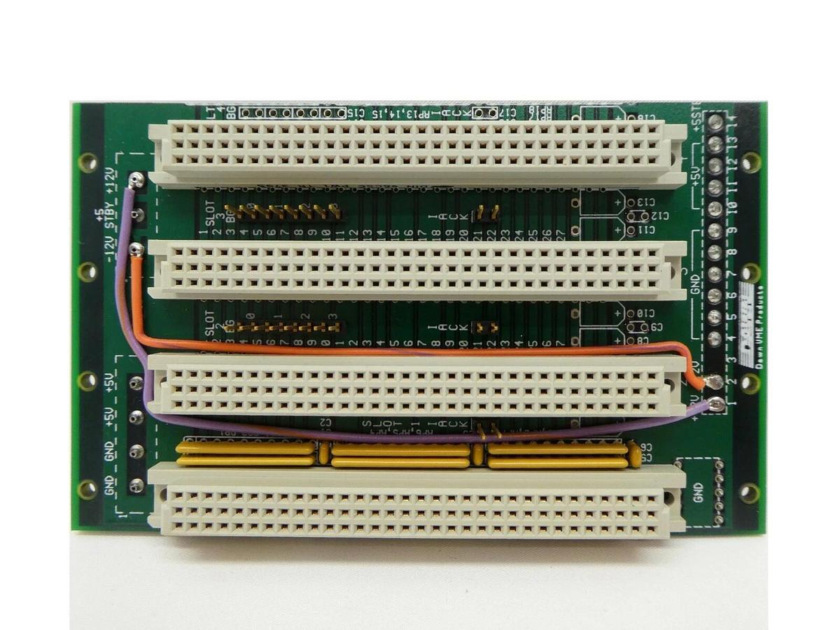 Used Dawn VMEBP05J1OB Backplane VME Board PCB Lam Research FPD Continuum Spare