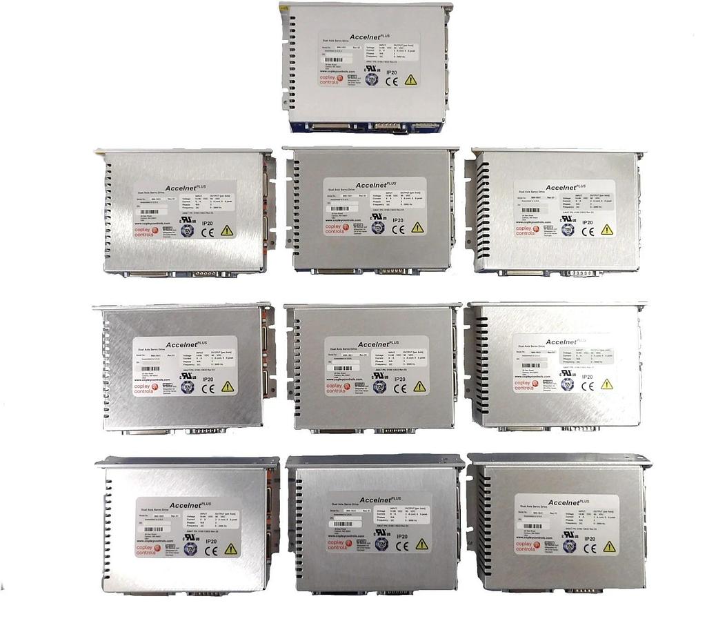 Used Copley Controls 800-1831 Dual Axis Servo Drive Accelnet Plus Lot of 10 Working