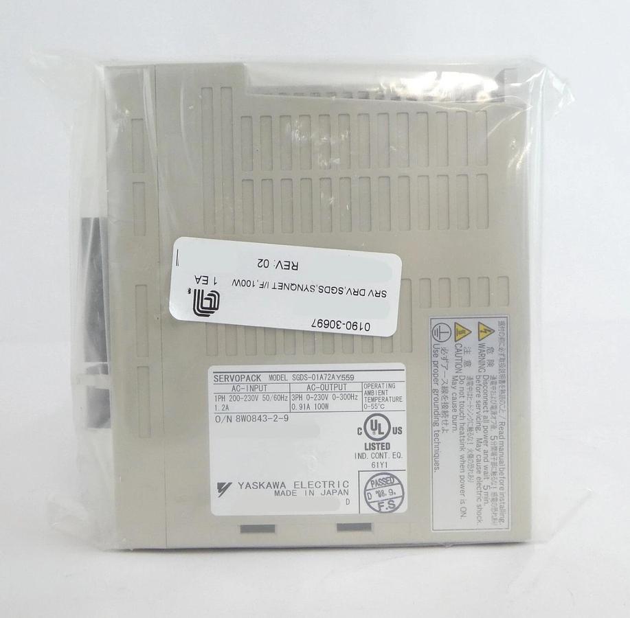 Yaskawa Electric SGDS-01A72AY559 Servo Drive Module SERVOPACK New Surplus