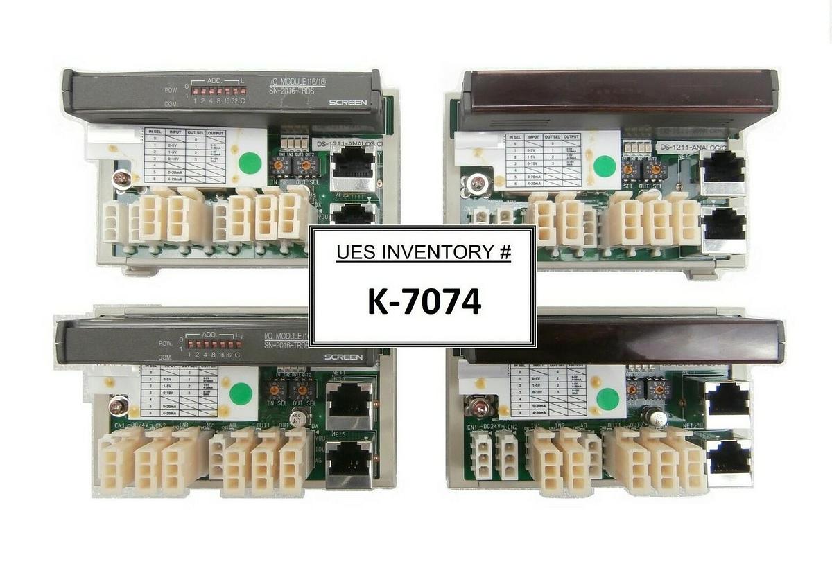 Used DNS Dainippon Screen DS-1211-ANALOG(C) I/O PCB SN-2016-TRDS Reseller Lot of 4