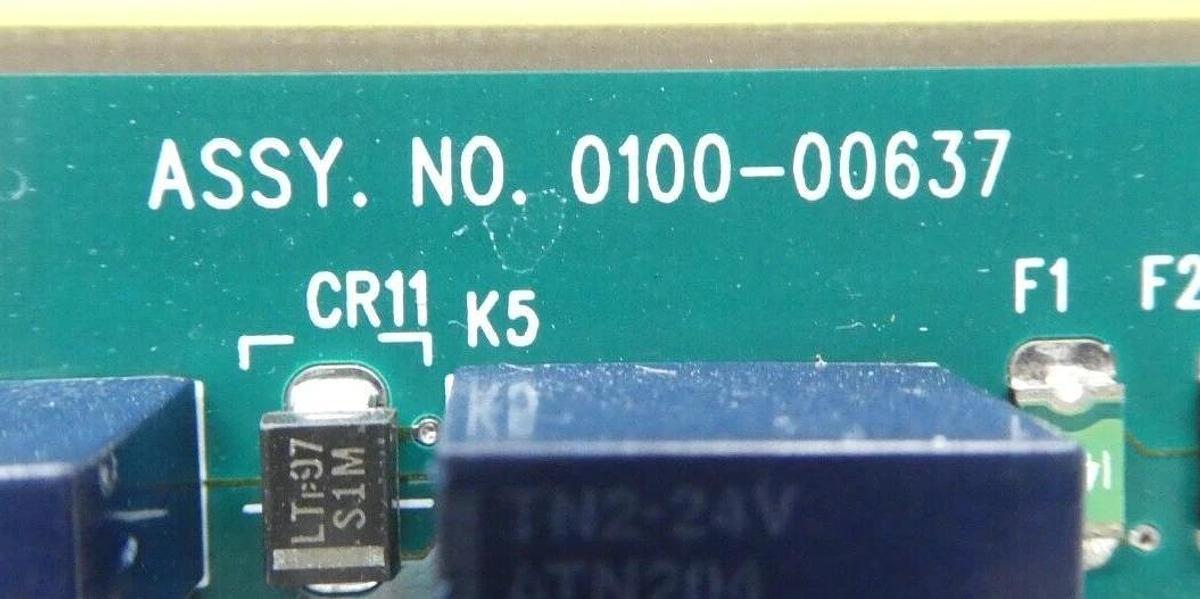 Used AMAT Applied Materials 0100-00637 300mm Mainframe Relays PCB Card Working Spare