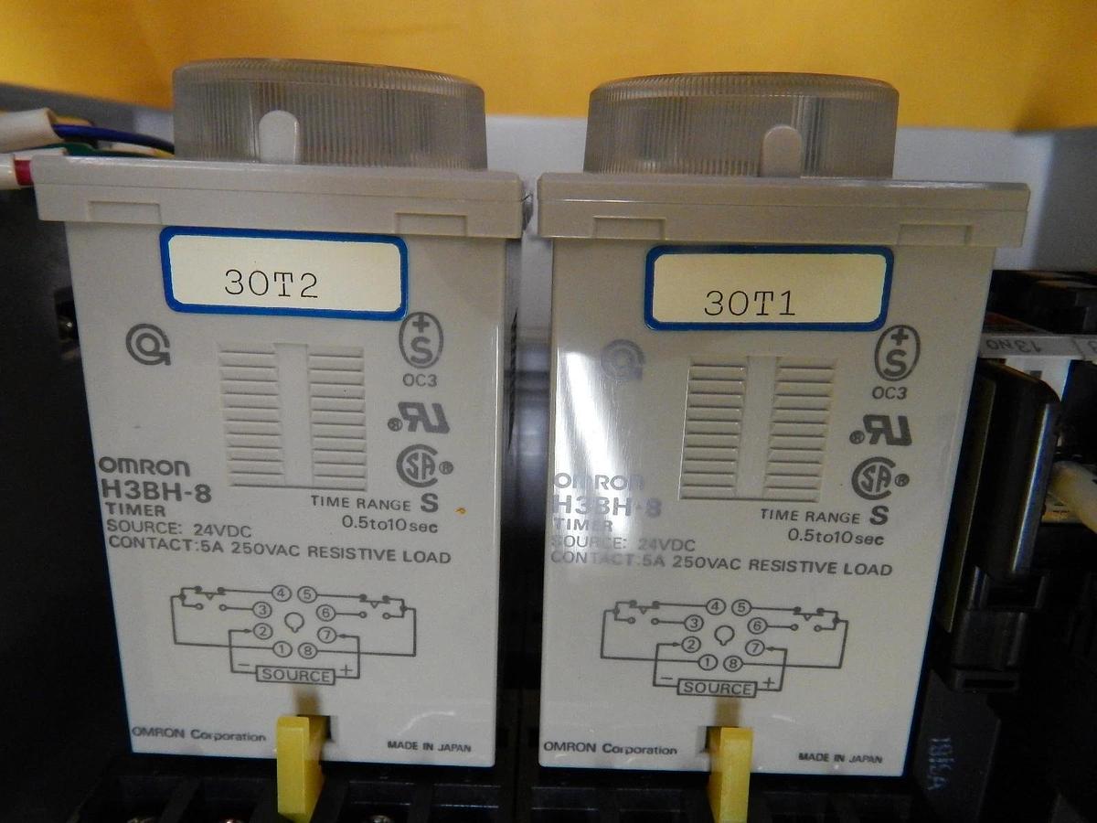 Used Ebara Vacuum Control Panel Interface Module Omron H3BH AMAT P5000 Used Working
