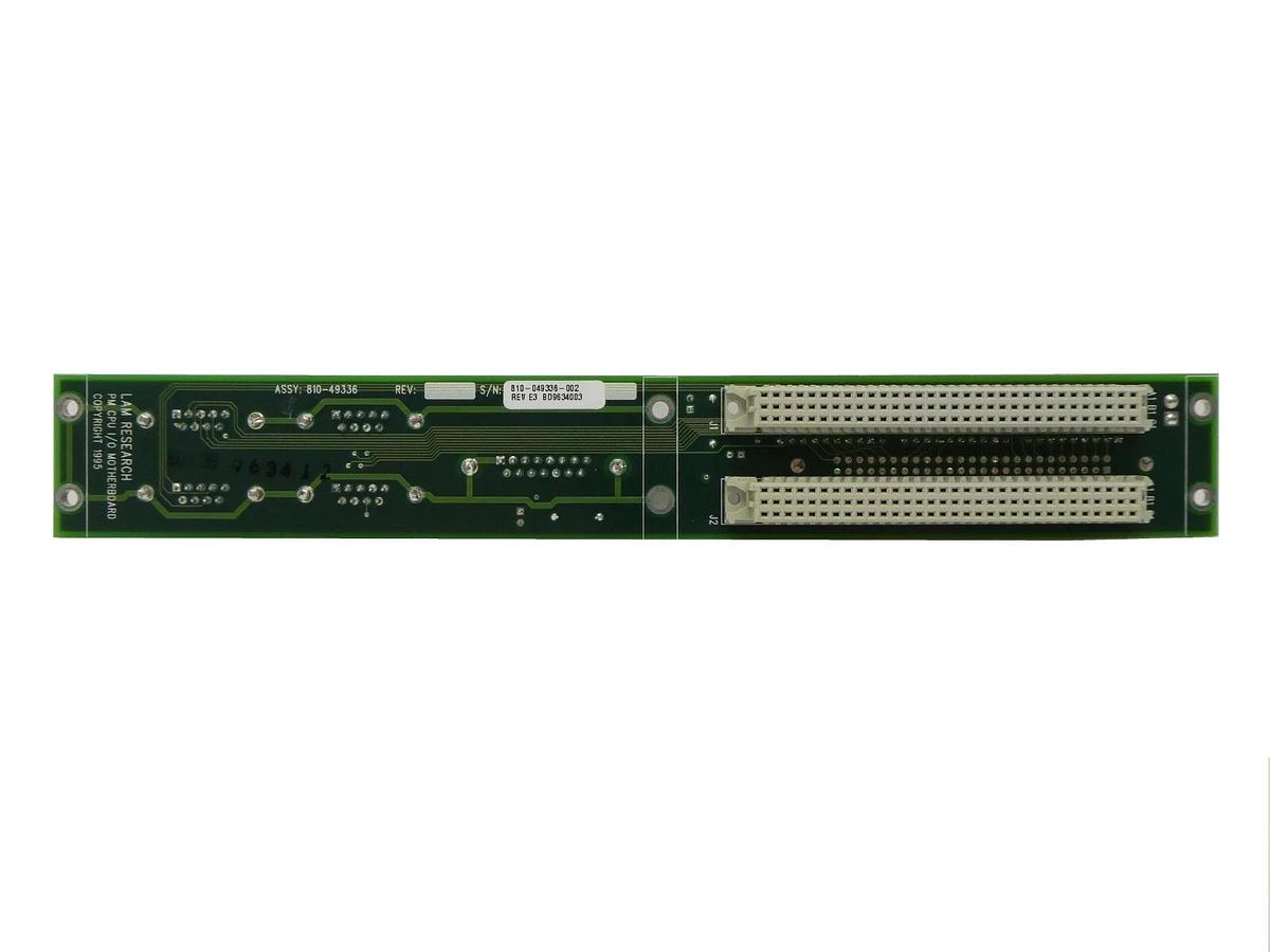 Used Lam Research 810-049336-002 PM CPU I/O Motherboard Backplane PCB Continuum Spare