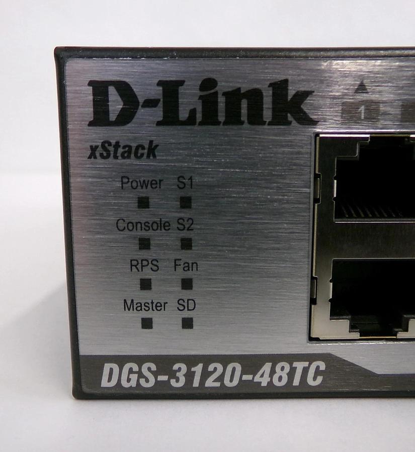Used D-Link DGS-3120-48TC 24-Port Ethernet Switch xStack AMAT 0190-62140 New