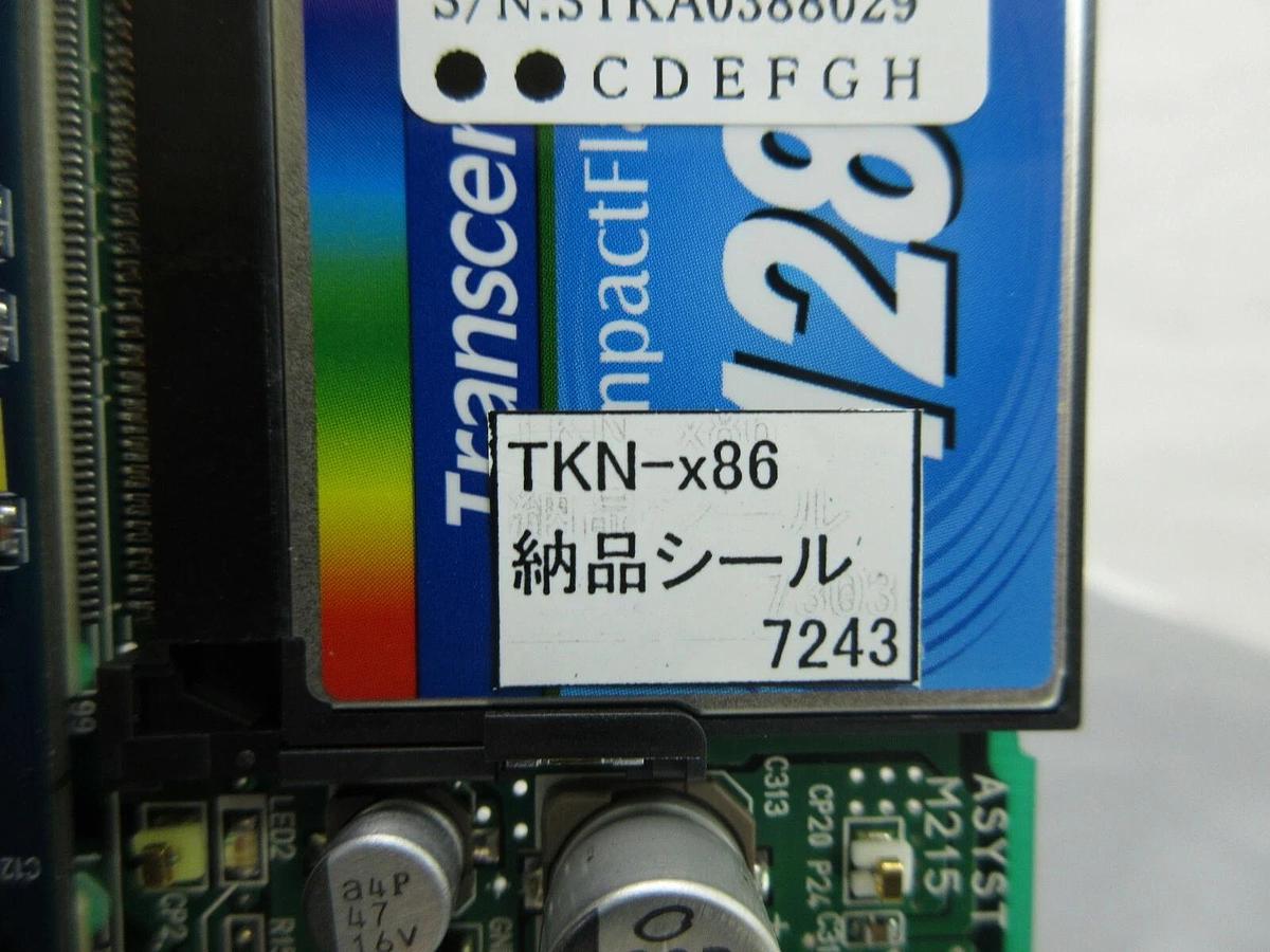 Used Asyst Shinko HASSYC817100 SBC Single Board Computer TKN-x86 Used Working