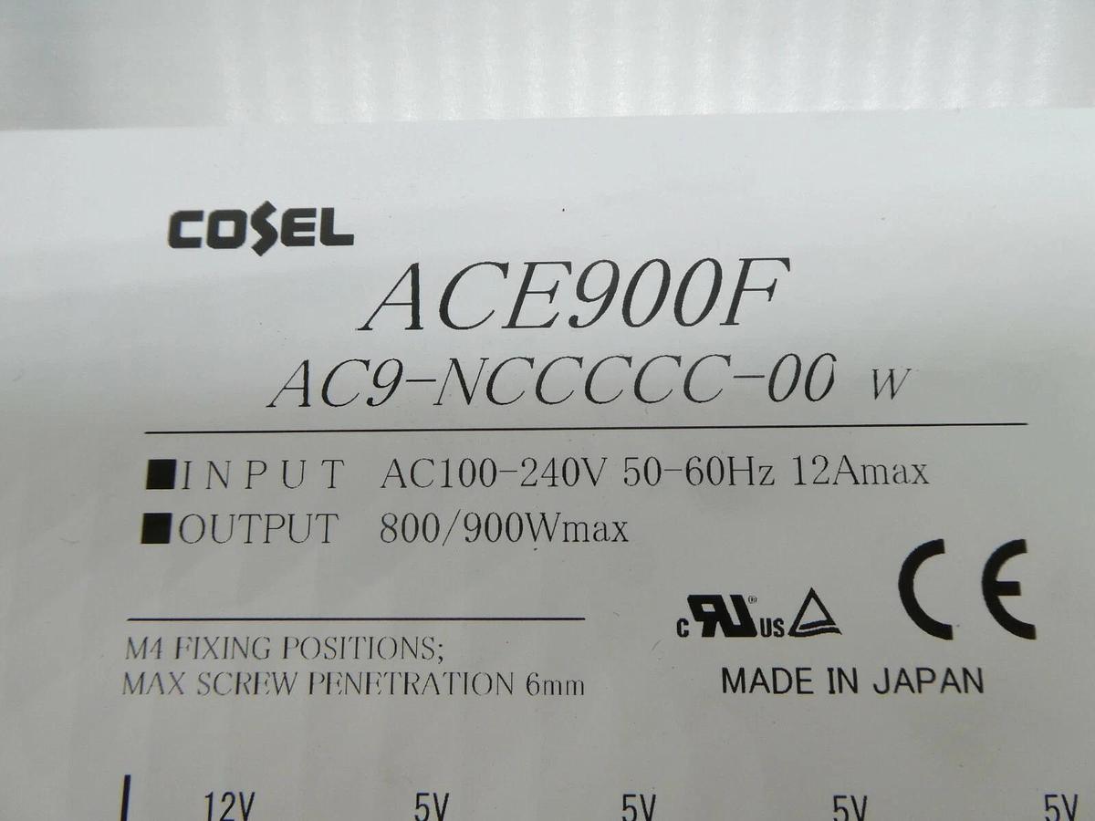 Used Cosel ACE900F Power Supply AC9-NCCCCC-00 Nikon NSR-S620D ArF Immersion Working