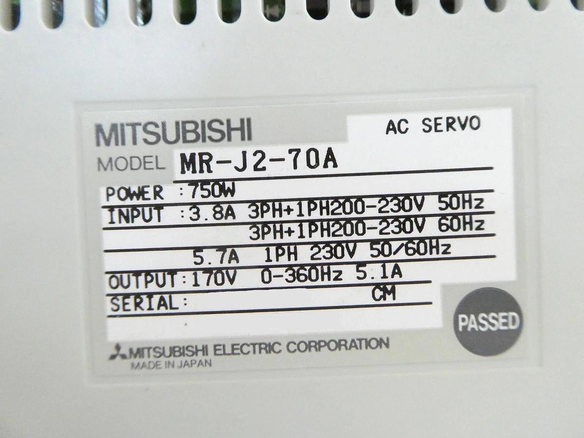 Used Mitsubishi MR-J2S-70A MR-J2S-350A MR-J2S-20B Servo Drive Lot of 22 Working