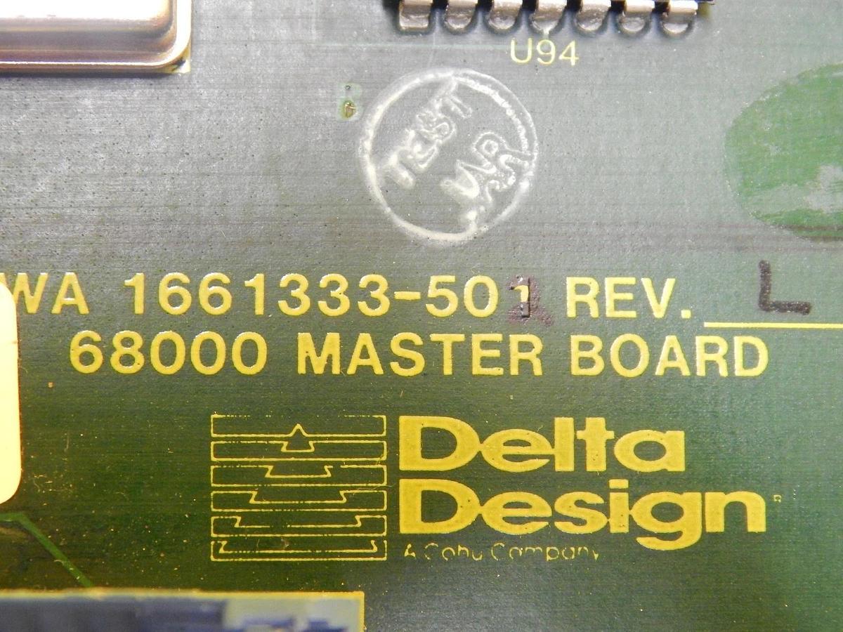 Used Delta Design 1661333-502 68000 Master Board PCB 1661332-401 Used Working