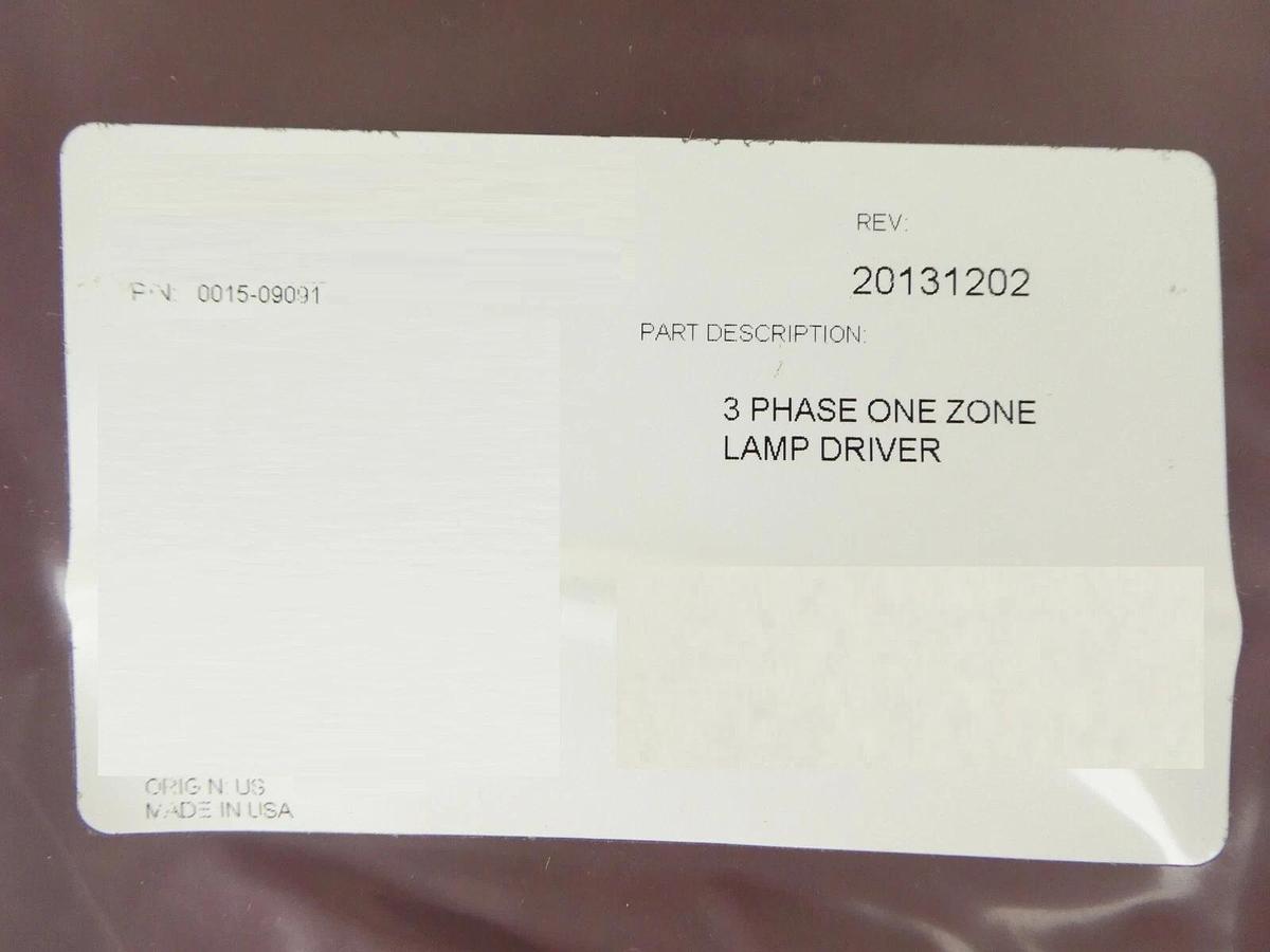 Phasetronics P1038A 3 Phase Lamp Driver AMAT 0015-09091 P5000 Precision 5000 New