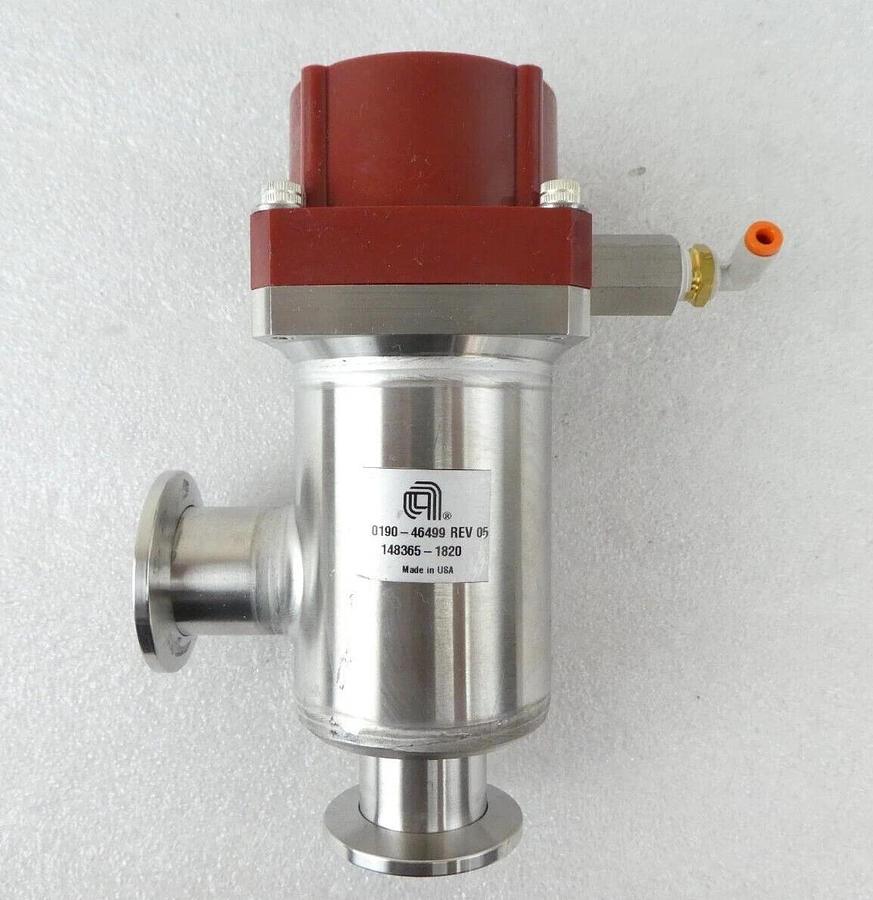 Used MKS Instruments 100019082 High Vacuum Isolation Angle Valve Lot of 4 Working