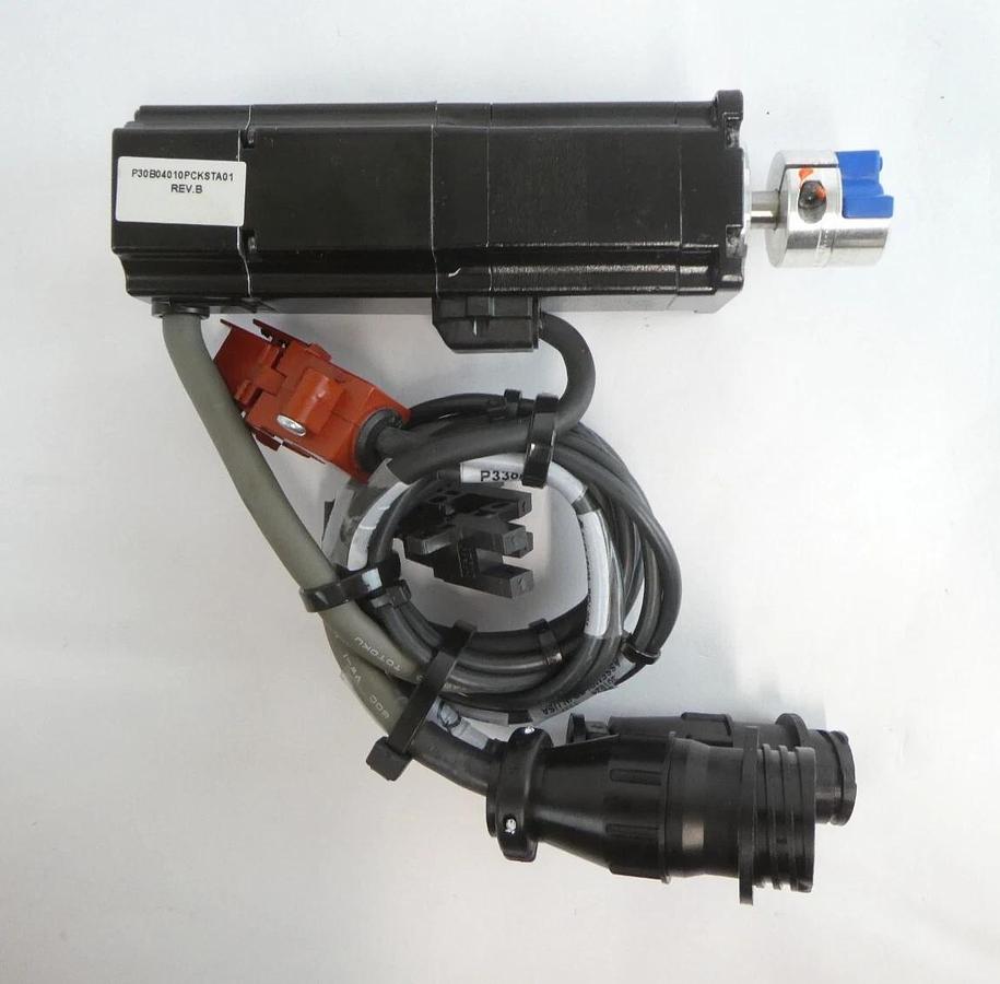 Used Sanyo Denki P30B04010PCKST AC Servo Motor BL Super P3 Lot of 2 Working Surplus