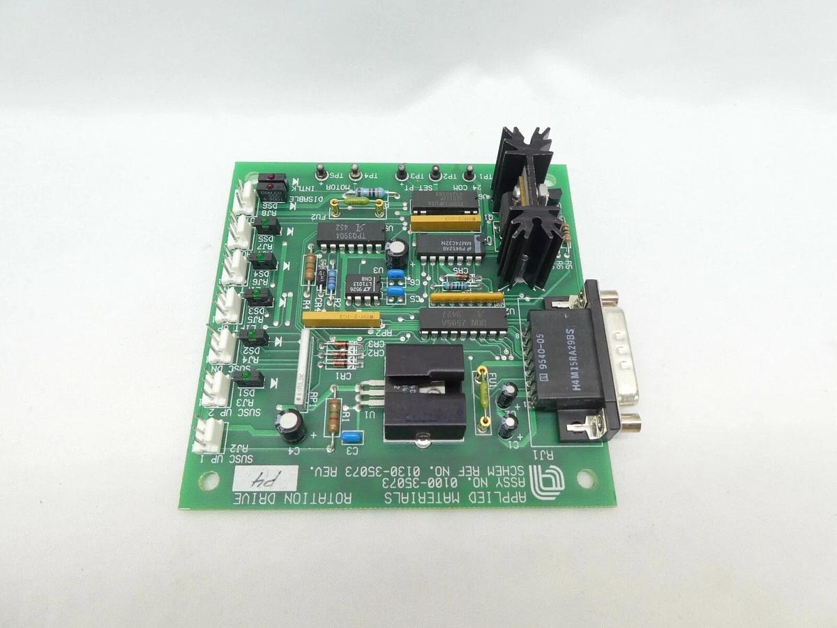 Used AMAT Applied Materials 0100-35073 Rotation Drive PCB Working Surplus