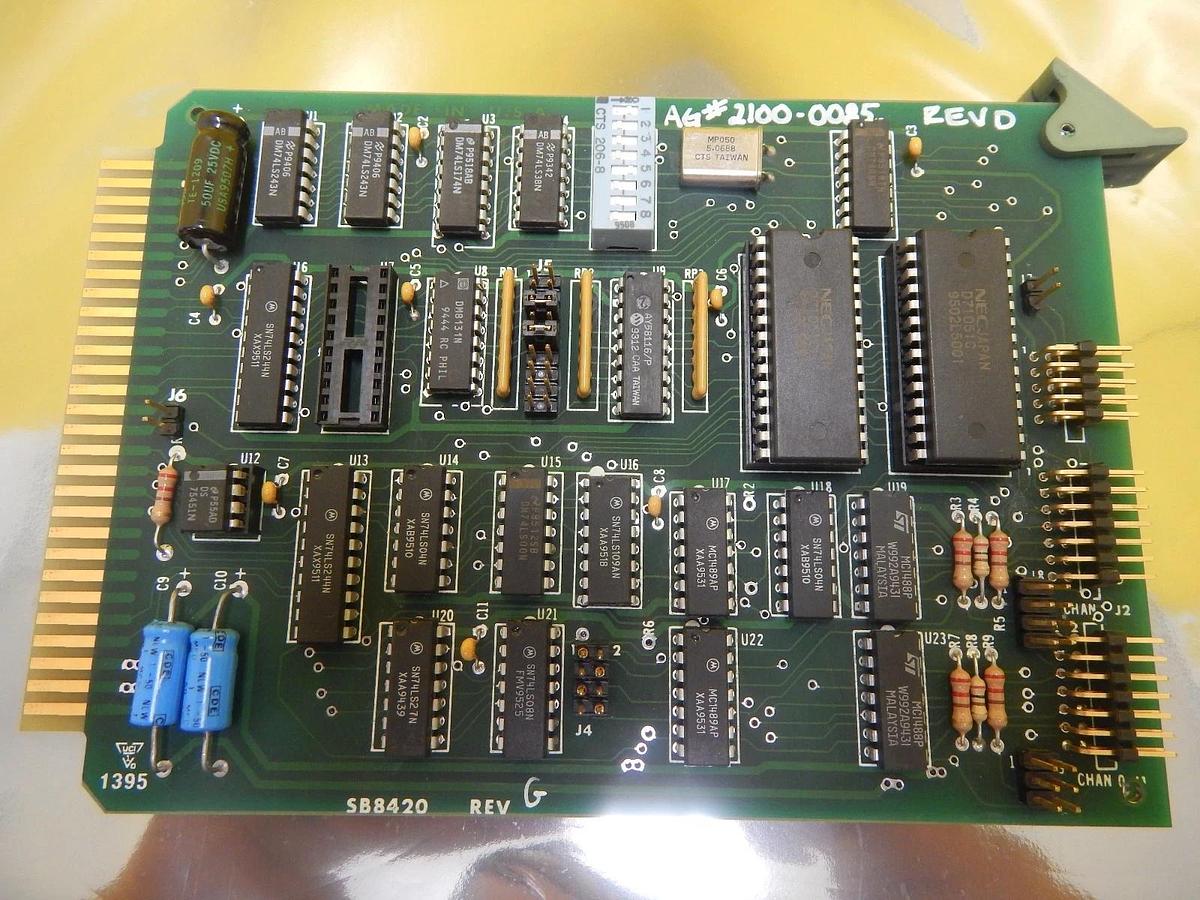 Used Micro/Sys SB8420 PCB Card 2100-0085 SER2 AG Associates 7100-5190-02 4100s Used