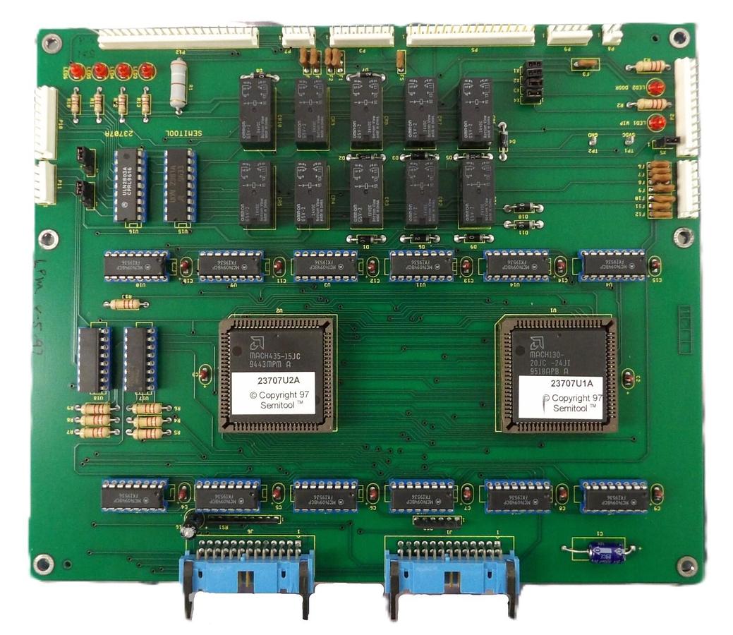 Used Semitool 23707-501 WIP Interlock PCB Board Assembly 23707 Working Surplus