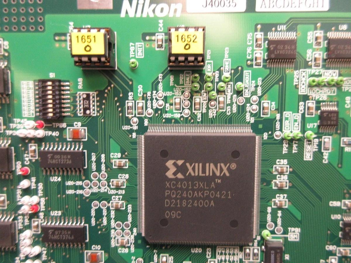 Used Nikon 4S019-262 Control Board PCB IU-DRV2-X4B1 NSR-S307E DUV Scanning Used