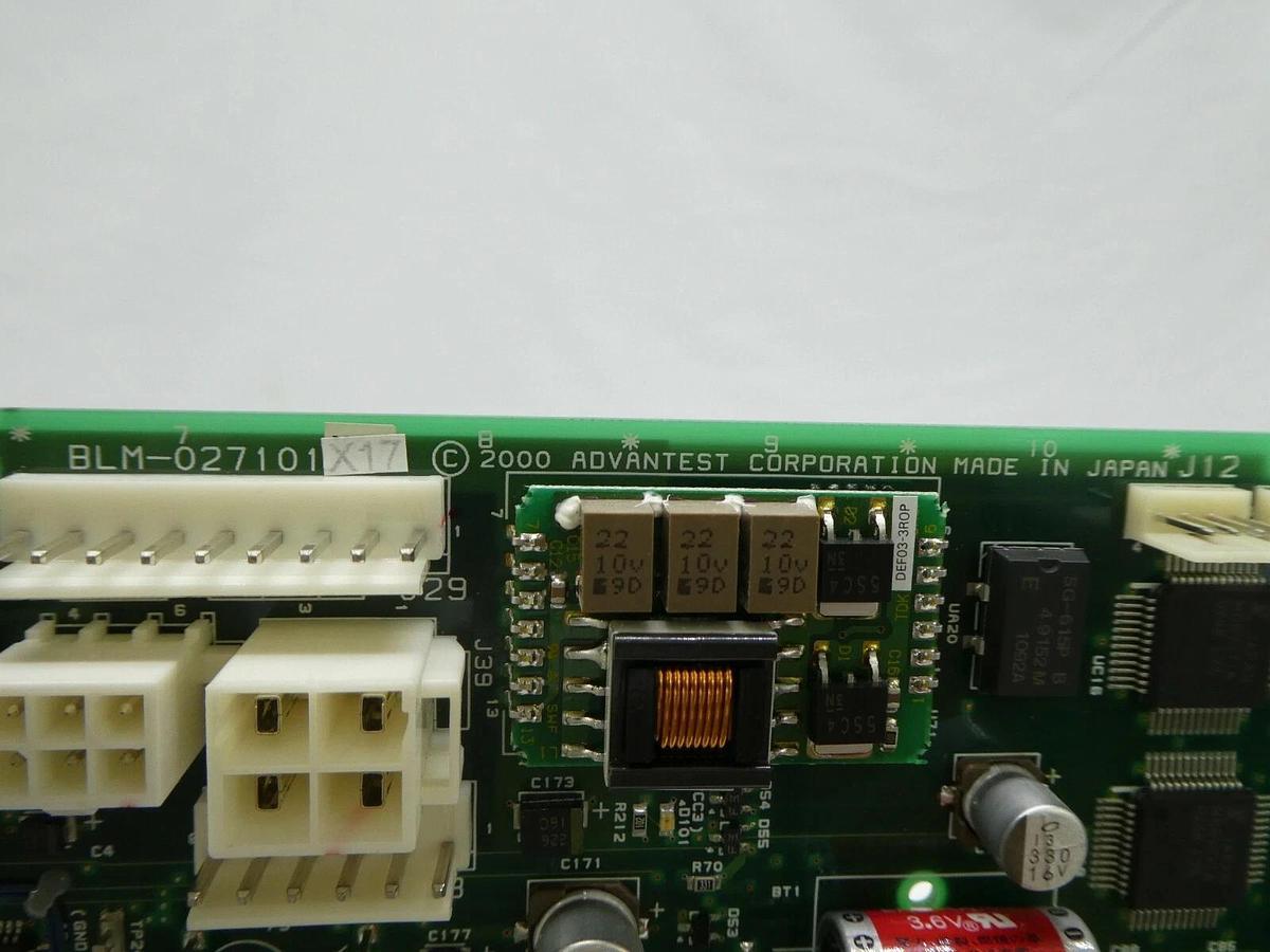 Used Advantest BLM-027101 Motherboard PCB X17 PLM-827101AA1 DEF03-3R0P 006480 Spare