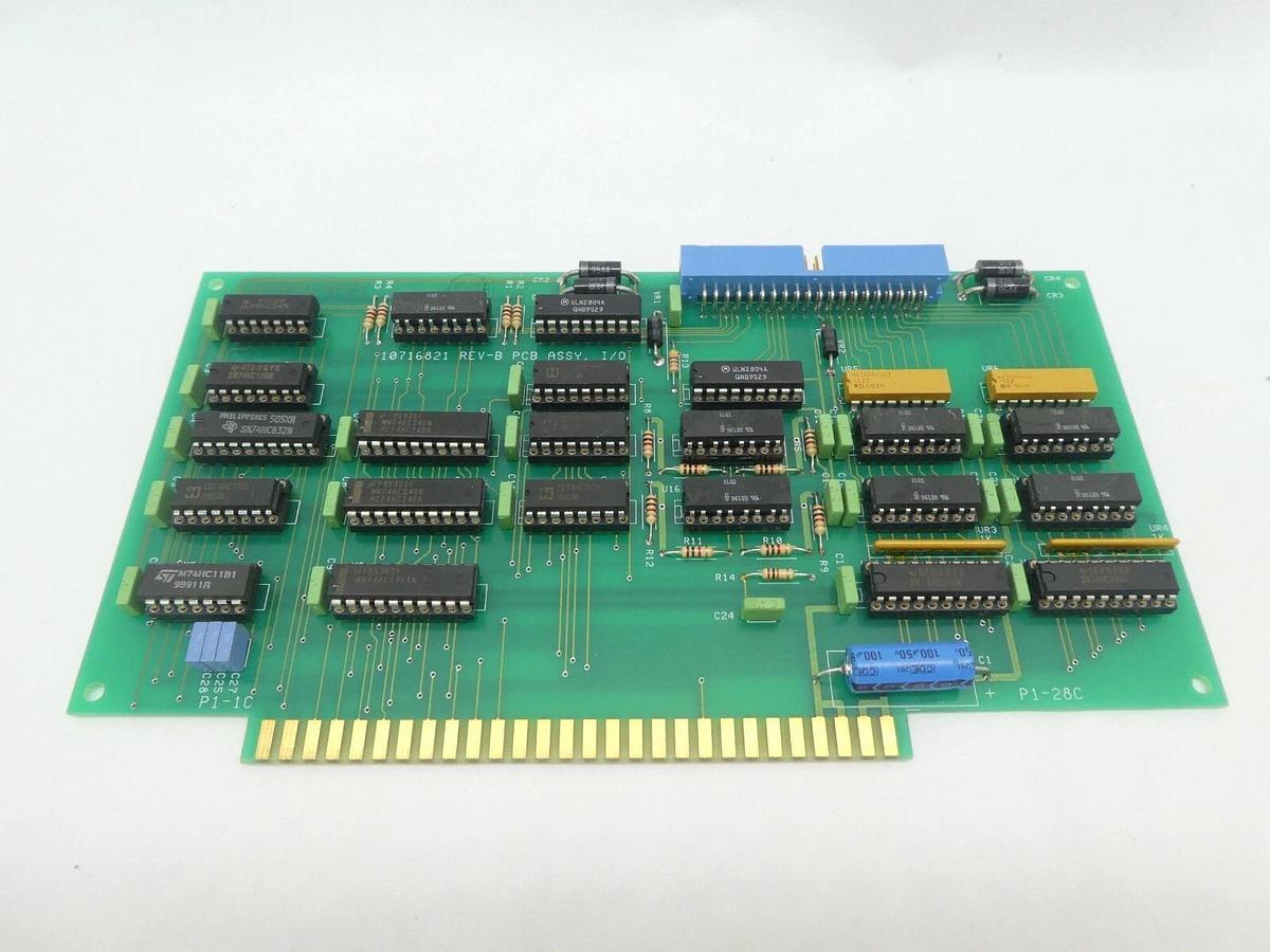 Used Varian Semiconductor Equipment VSEA 10716821 I/O PCB Card Rev. B Working Surplus