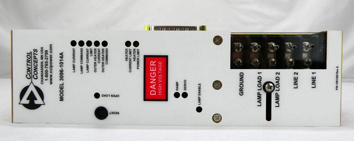 Used Control Concepts 3096-1014A SCR Power Controller AMAT 0190-46114 Working Surplus