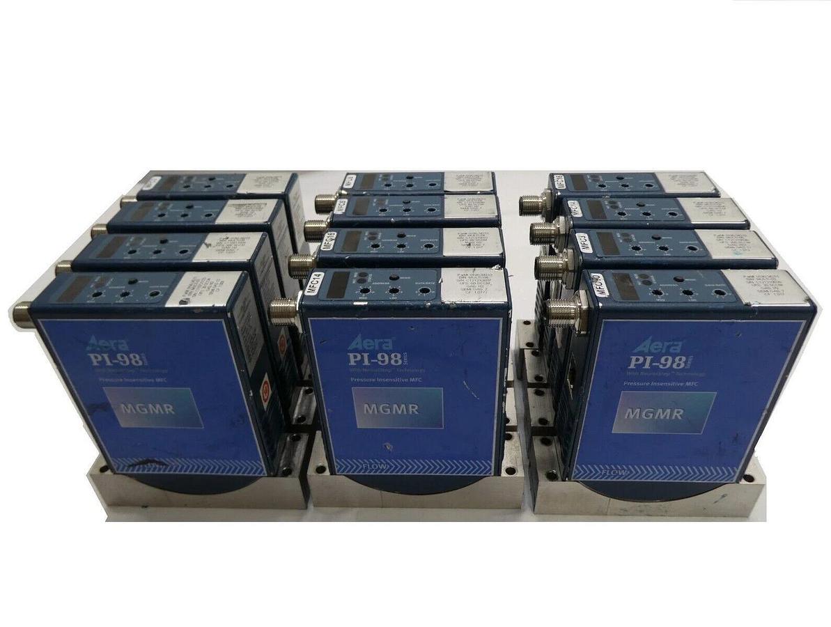 Used Aera PI-98 Mass Flow Controller MFC 0190-34212 Reseller Lot of 12 Working