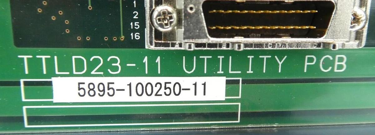 Used TEL Tokyo Electron 5895-100250-11 Utility PCB TTLD23-11 Broken Tabs As-Is