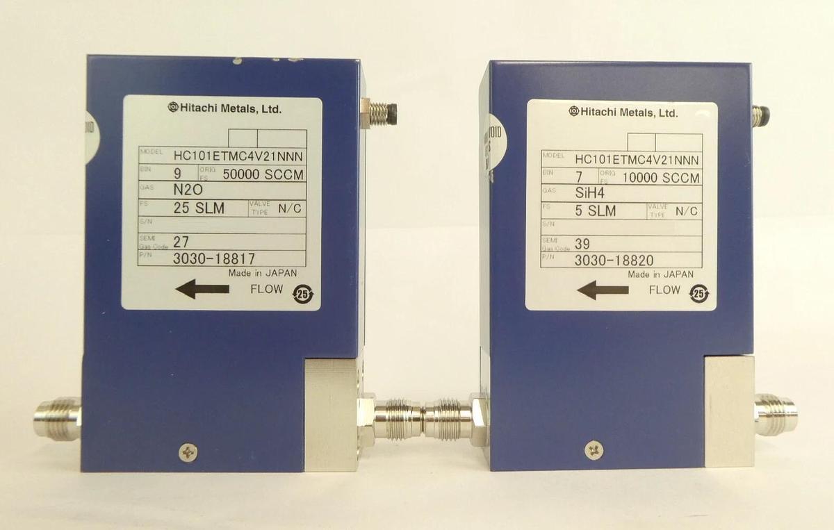 Used Aera HC100 Series Mass Flow Controller MFC Reseller Lot of 8 Working Surplus