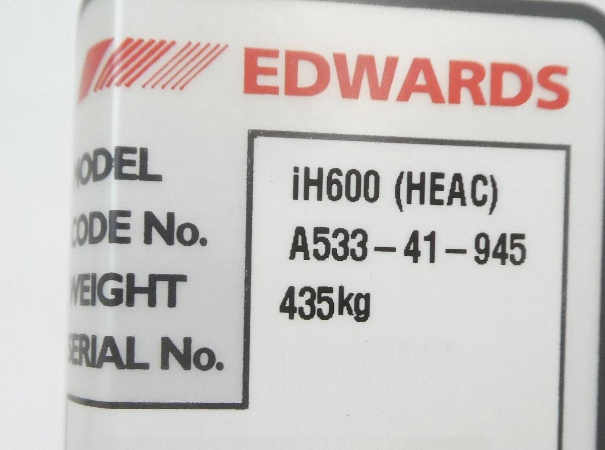 Used Edwards A533-41-945 Vacuum Pump Control Module iH600 (HEAC) Working Surplus