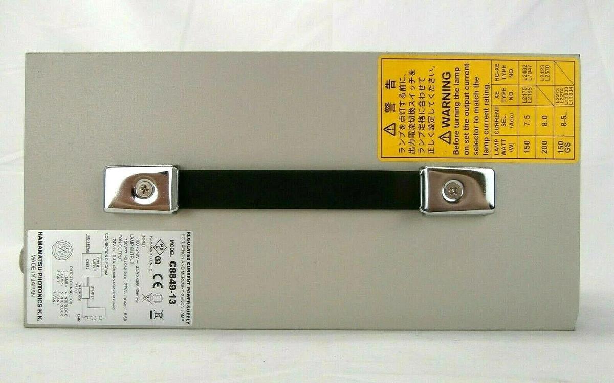 Used Hamamatsu Photonics C8849-13 Power Supply for Zenon and Mercury-Zenon Lamp Spare
