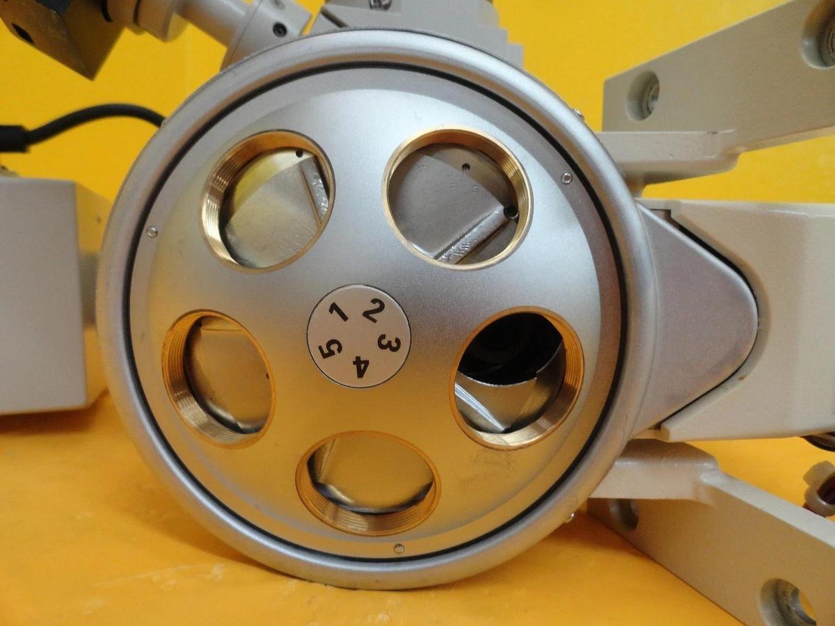 Used Nikon Microscope Turret with Light Source Assembly OPTISTATION 3 Working Surplus