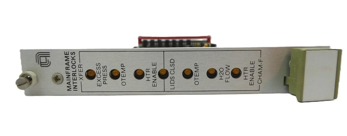 Used AMAT Applied Materials 0100-35053 Mainframe Interlocks PCB Card Working Surplus