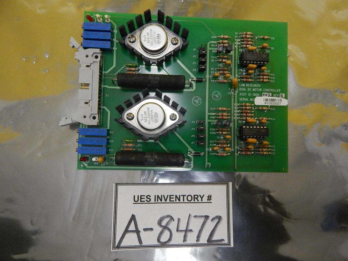 Used Lam Research 12-1000-002 Dual DC Motor Controller Rev. E PCB Card DSS-200 Used