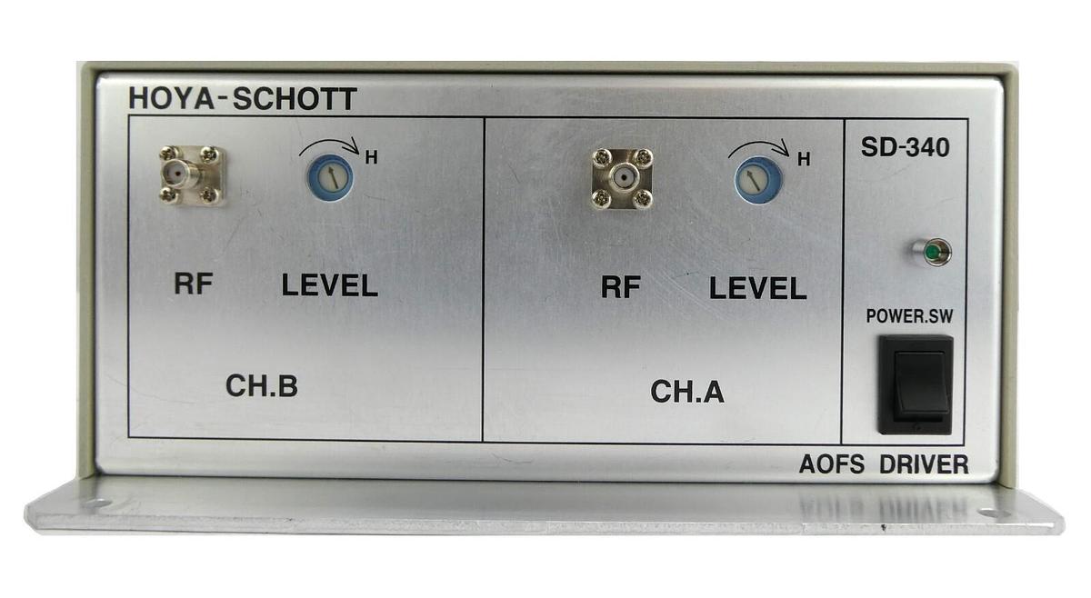 Used Hoya-Schott SD-340 AOFS Driver Working Surplus