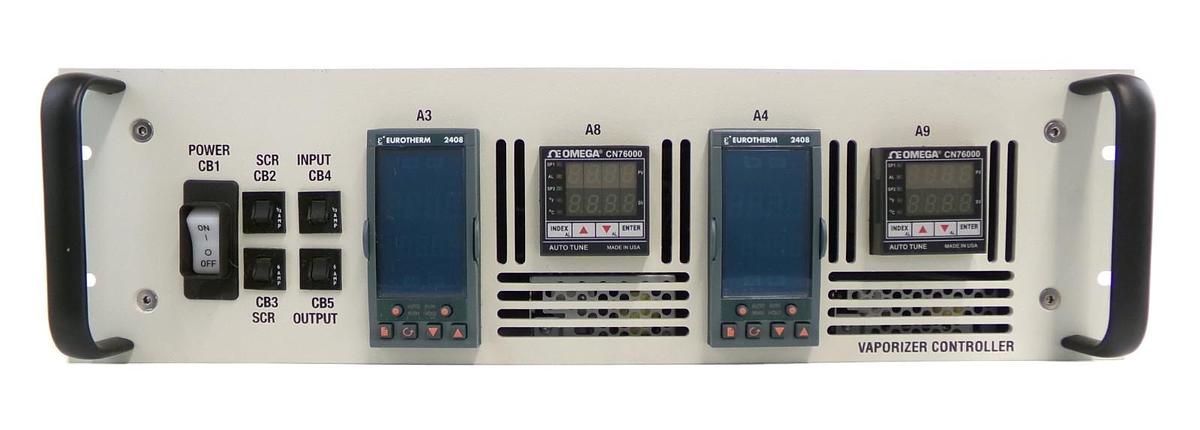 Used Varian E11072772 Eurotherm Dual Vaporizer Controller Assembly Working