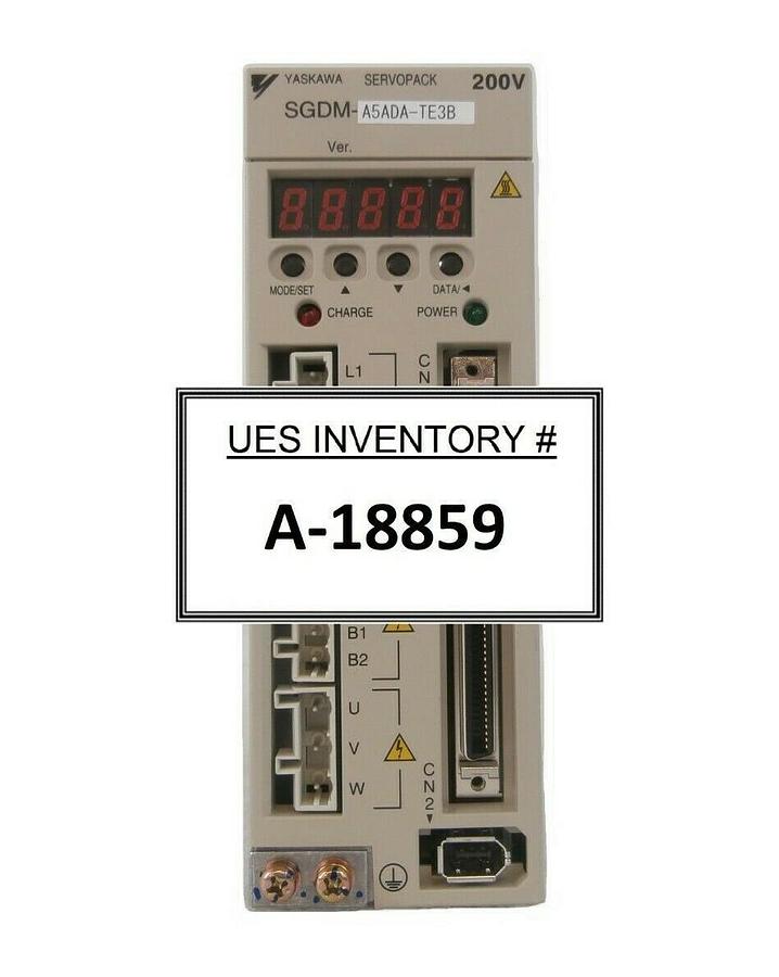 Used Yaskawa Electric SGDM-A5ADA-TE3B Servo Driver SERVOPACK TEL Lithius Working