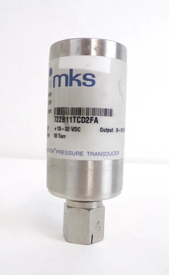 Used MKS Instruments 722B11TCD2FA Baratron Pressure Transducer 722B Lot of 2 Working