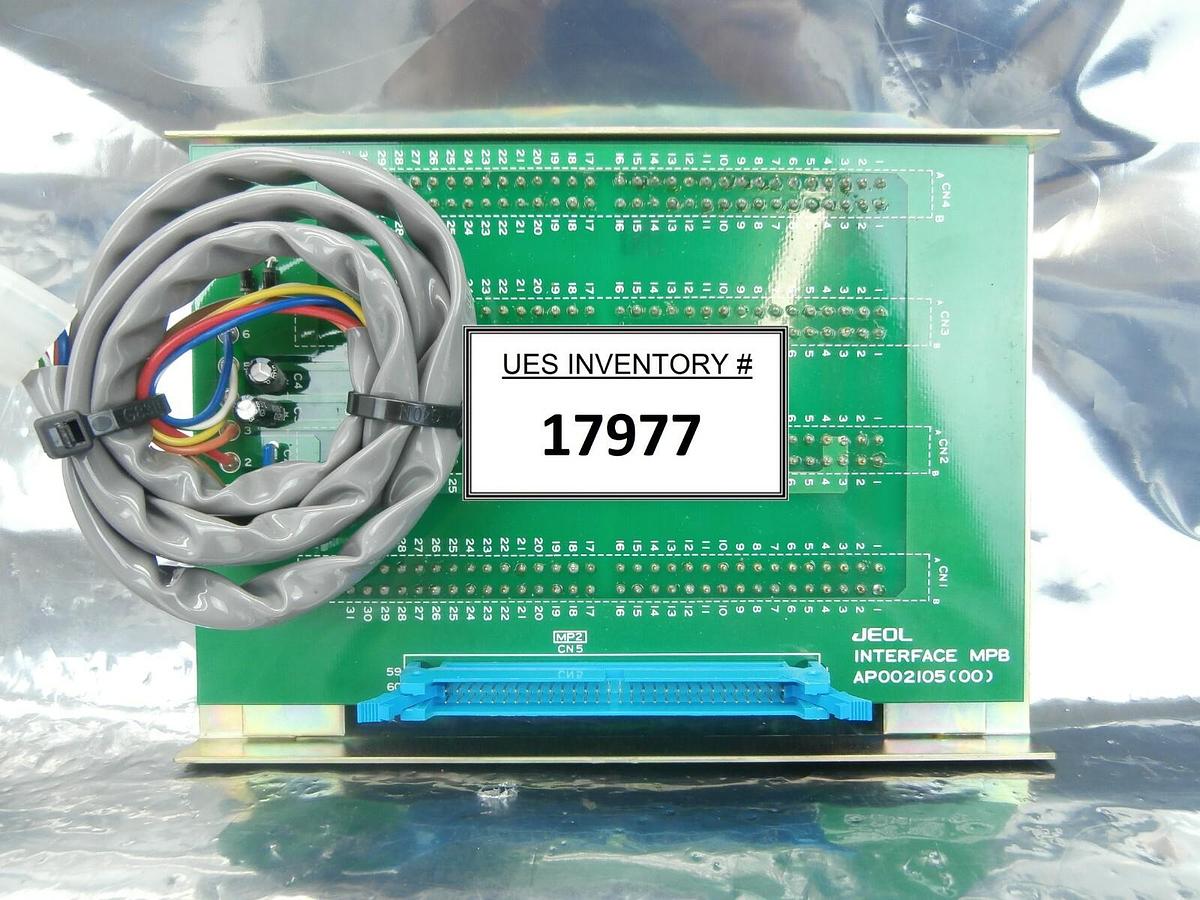Used JEOL AP002105(00) Backplane Board PCB INTERFACE MPB JSM-6400F SEM Used Working