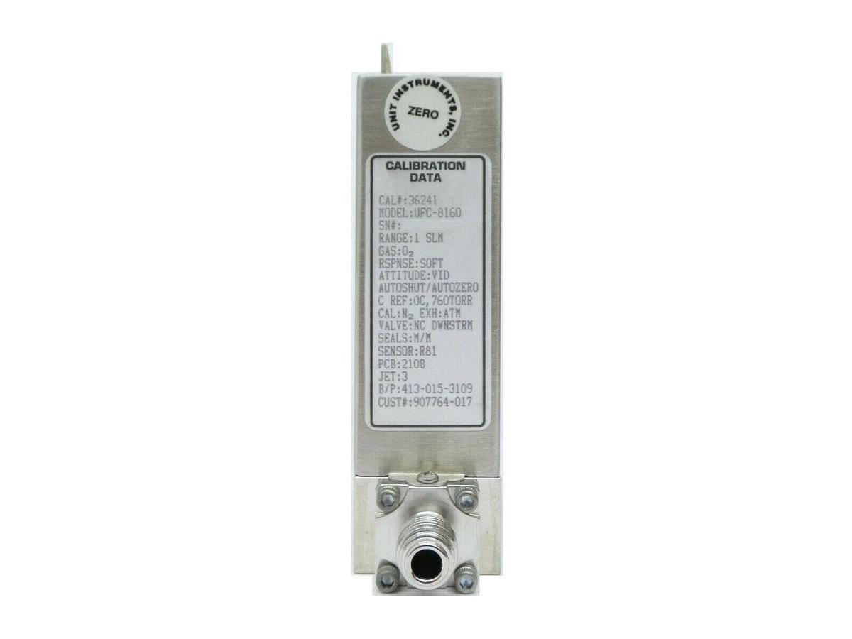 Used UNIT Instruments UFC-8160 Mass Flow Controller MFC 1 SLM O2 Working Spare