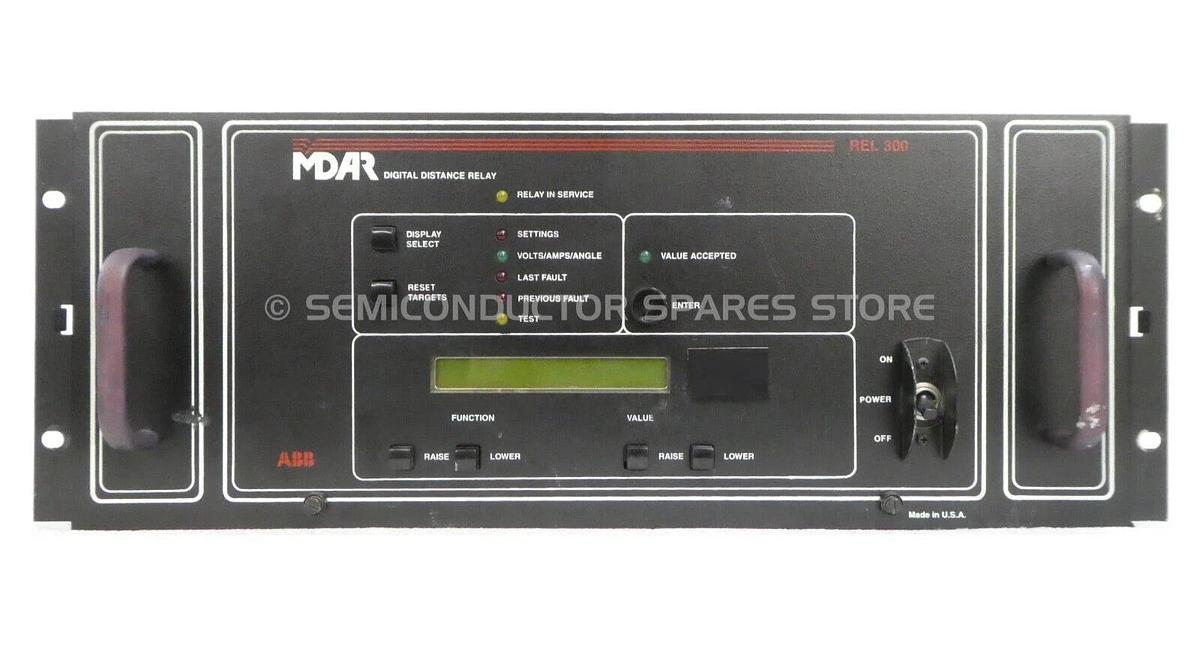 Used ABB REL-300 MDAR Digital Distance Relay Numerical Protection System Surplus