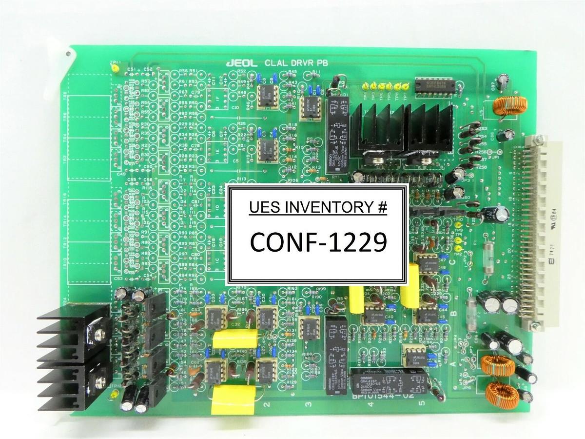 Used JEOL BP101544-02 Driver PCB Card CLAL DRVR PB JWS-7555S SEM Working Spare