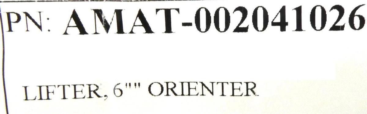 Used AMAT Applied Materials 0020-41026 6" 150mm Lifter Orienter Working Surplus