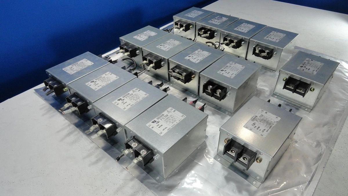 Used Soshin Electric NF2080A-RQ EMI Filter Reseller Lot of 14 Used Working