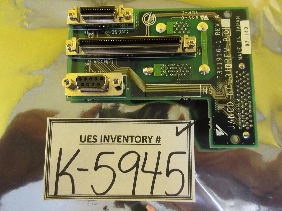 Used Yaskawa Electric JANCD-NCU31B Robot Controller PCB Card F351916-1 NXC100 Used