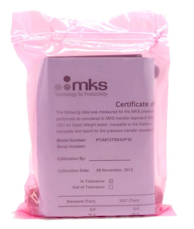 MKS Instruments PCA013TR63UP10 Pressure Controller πPC PC90 New Surplus