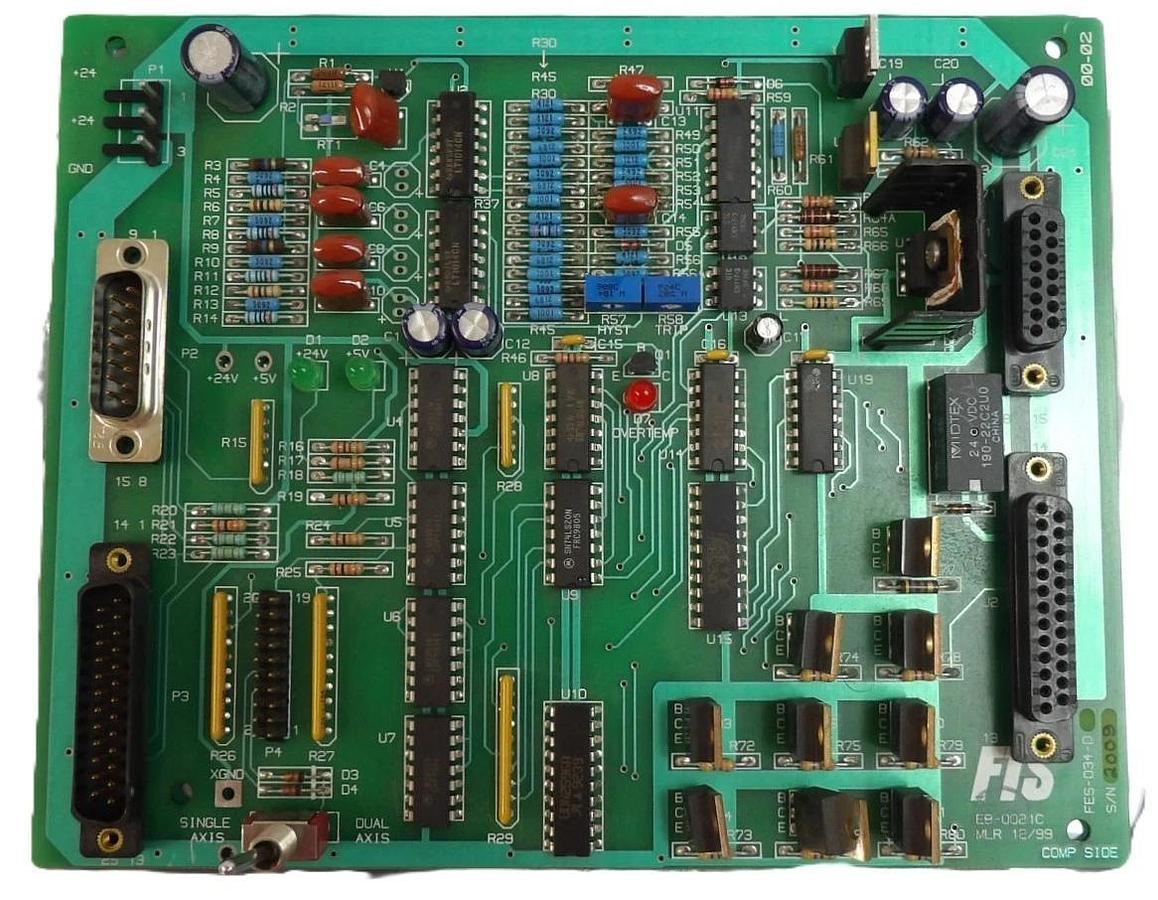 Used FTS Systems EB-0021C Processor PCB FES-034-D Turbojet Temperature System Working