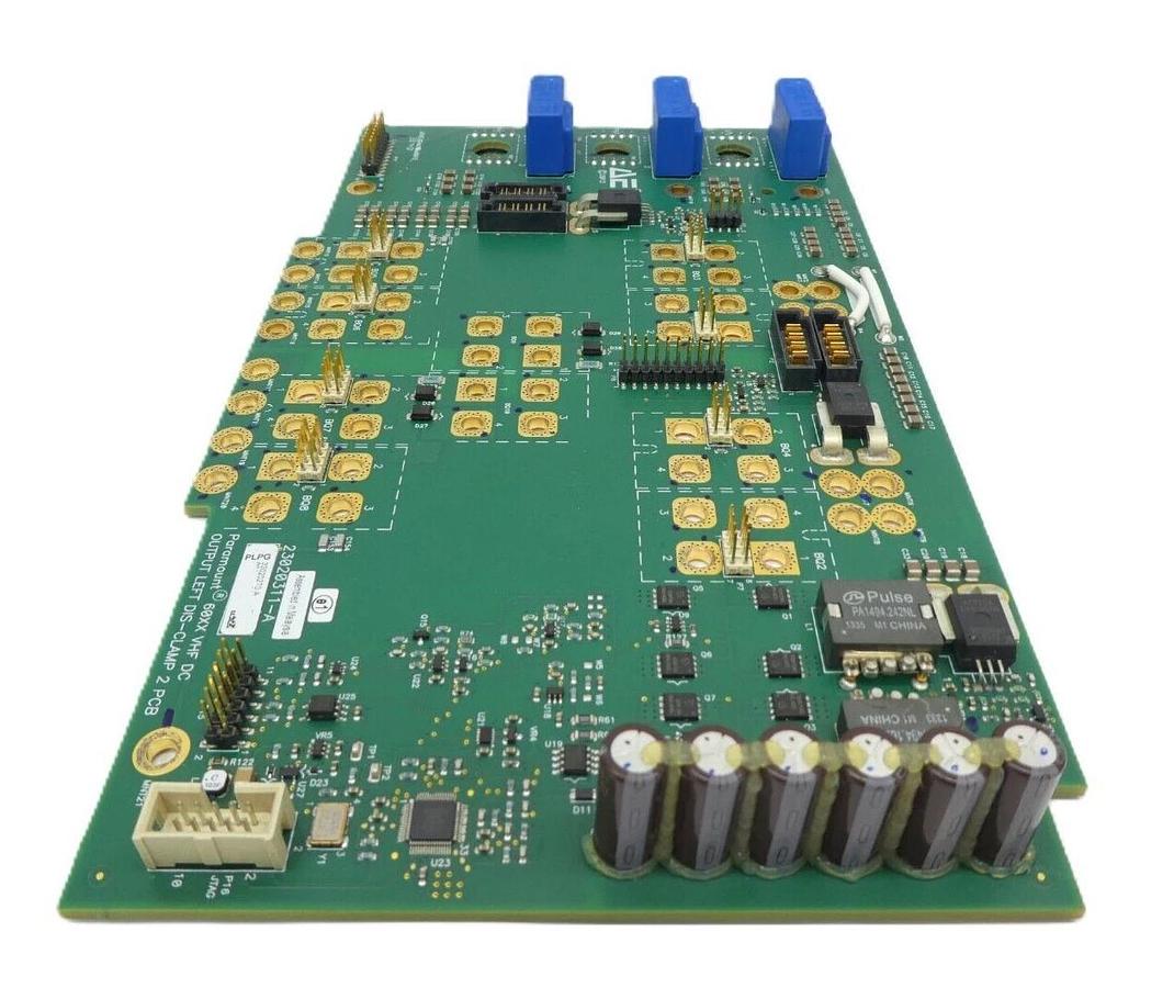Used AE Advanced Energy 23020311-A Paramount Output Left DIS-Clamp 2 PCB 33020270