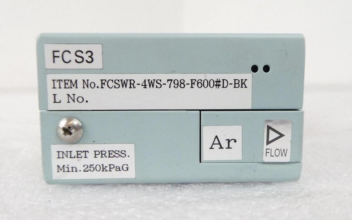 Used Fujikin FCS-WR Ar Flow Control System MFC Reseller Lot of 5 TEL Working Surplus